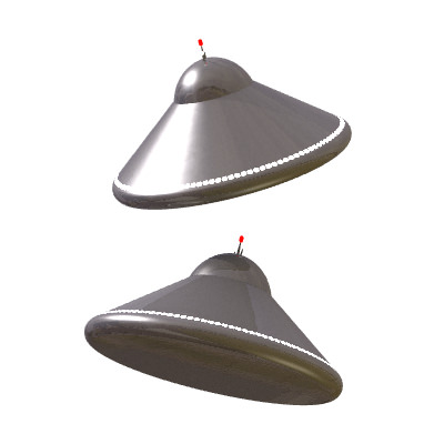 30 Realistic Flying Saucers 3D model_21