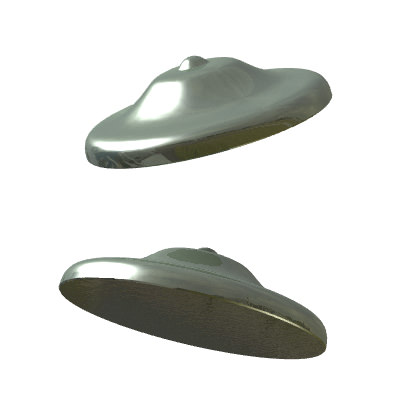 30 Realistic Flying Saucers 3D model_7