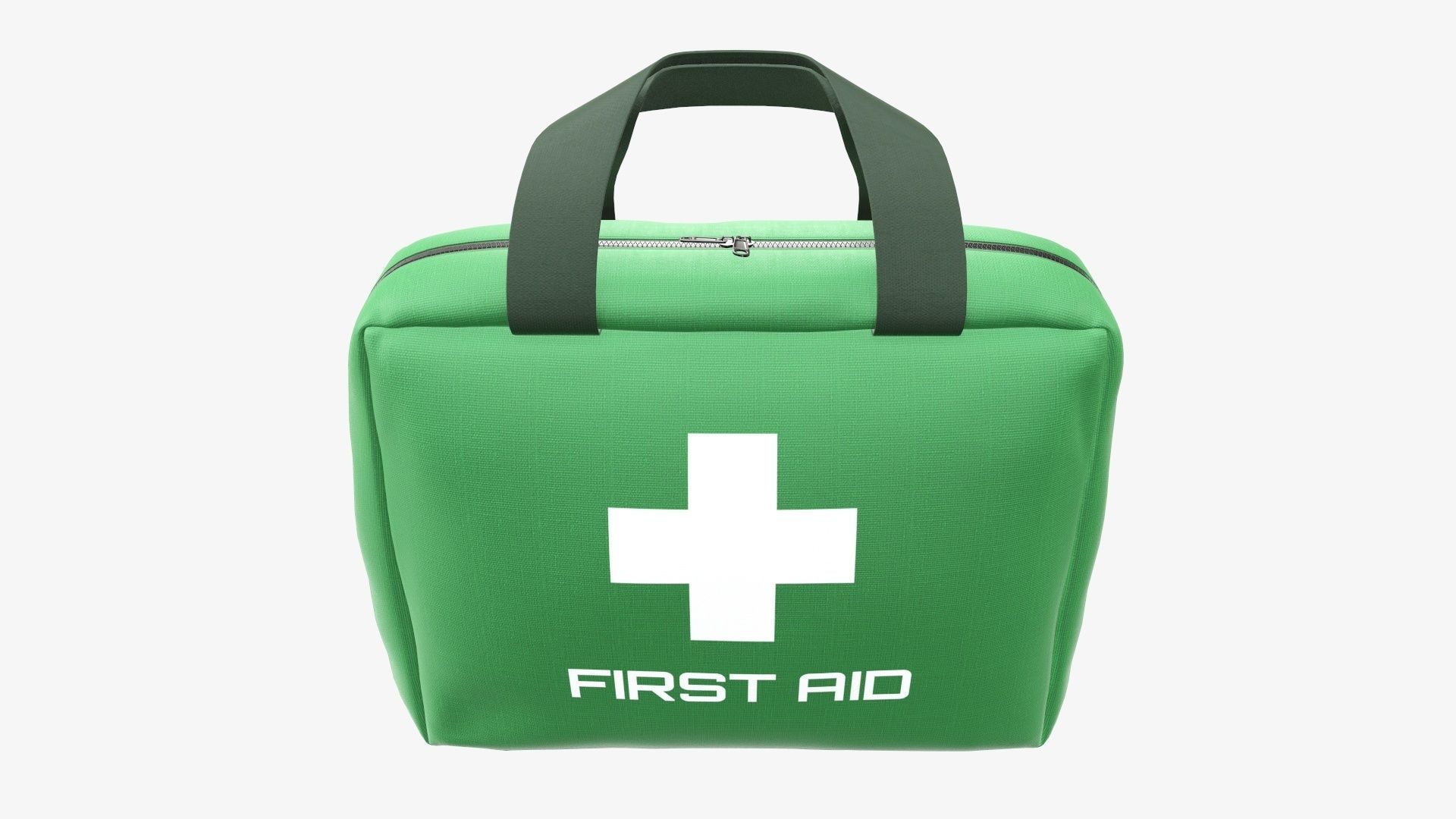 First aid bag kit 3D model_1