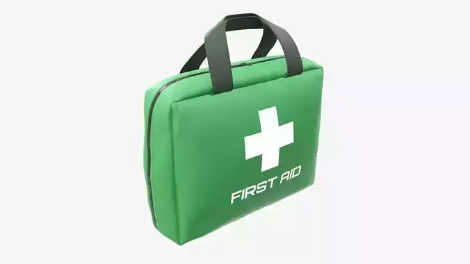First aid bag kit 3D model