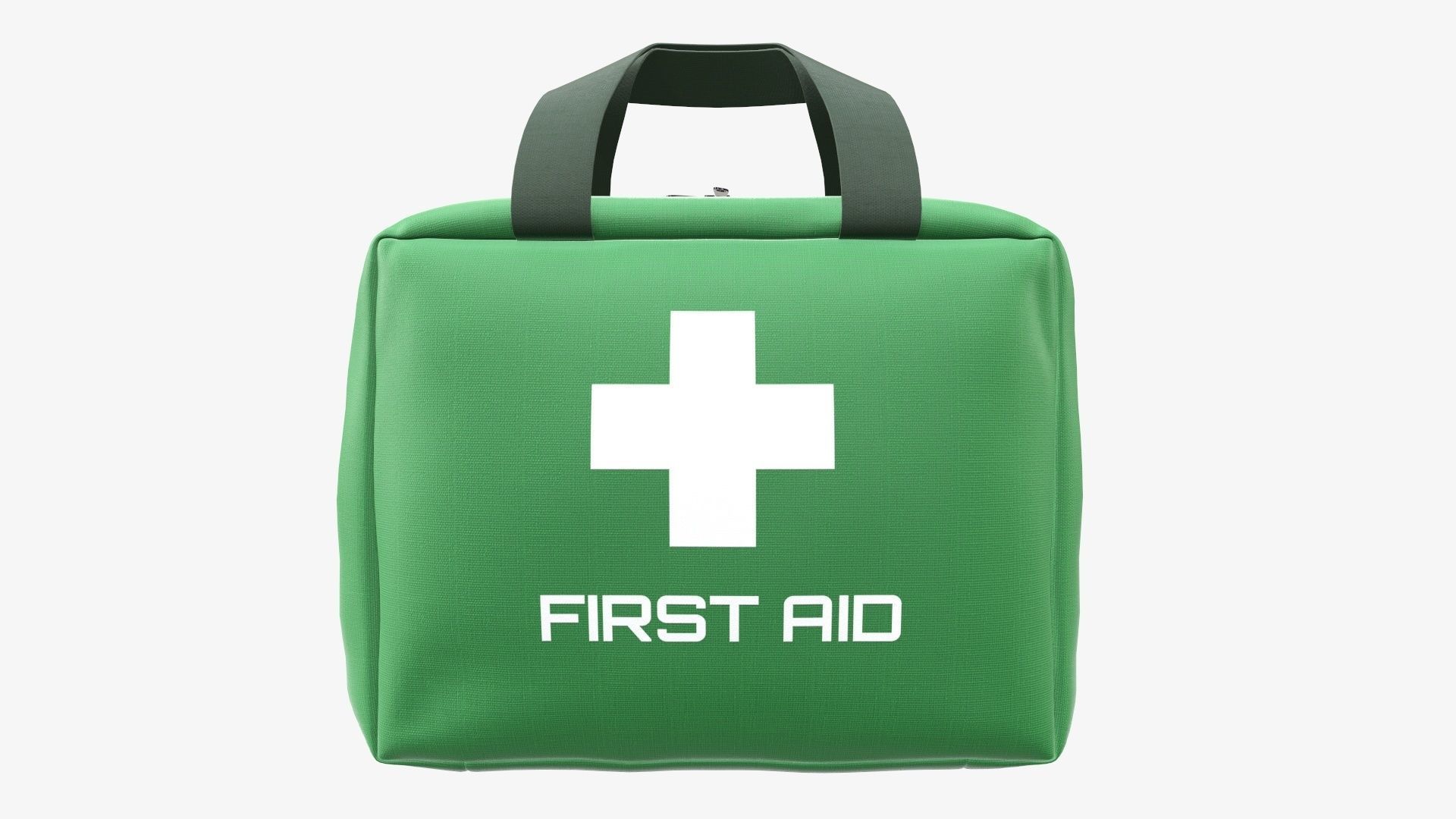 First aid bag kit 3D model_2