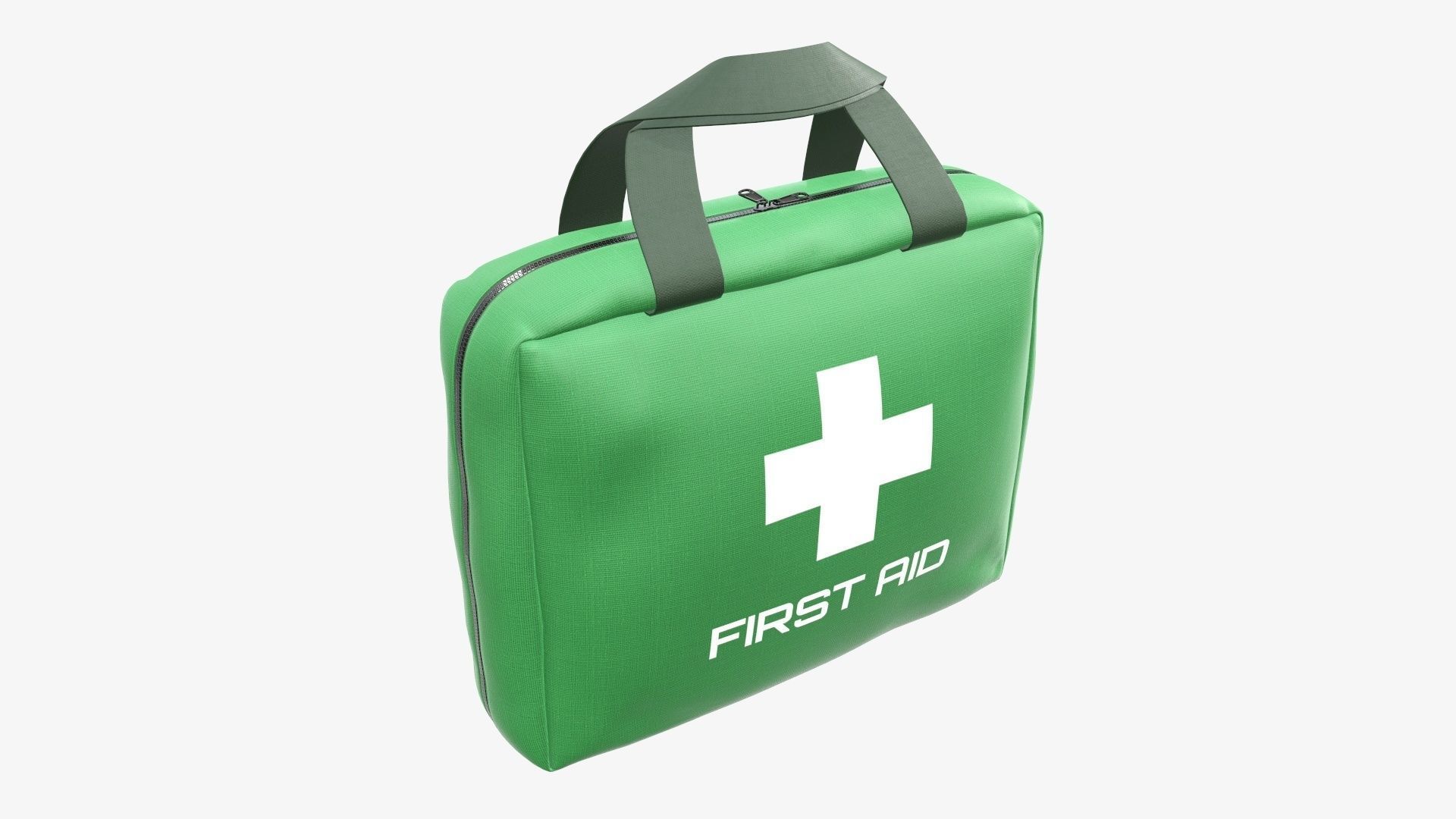 First aid bag kit 3D model_3