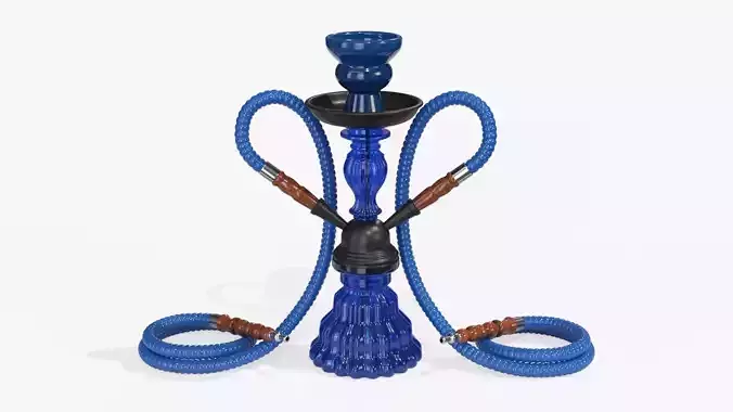 Hookah 02 3D model