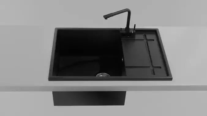 Modern kitchen sink