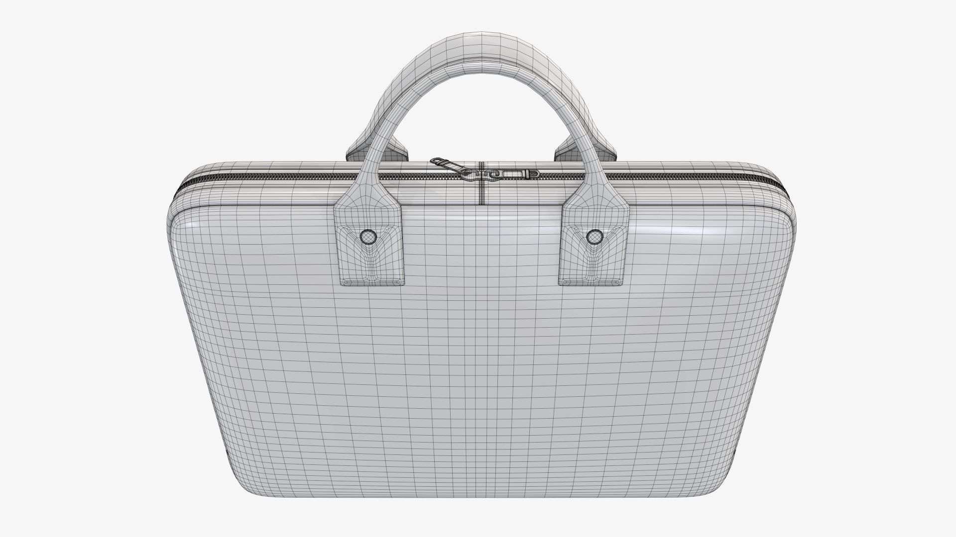 Leather laptop bag briefcase handbag 02 3D model_7