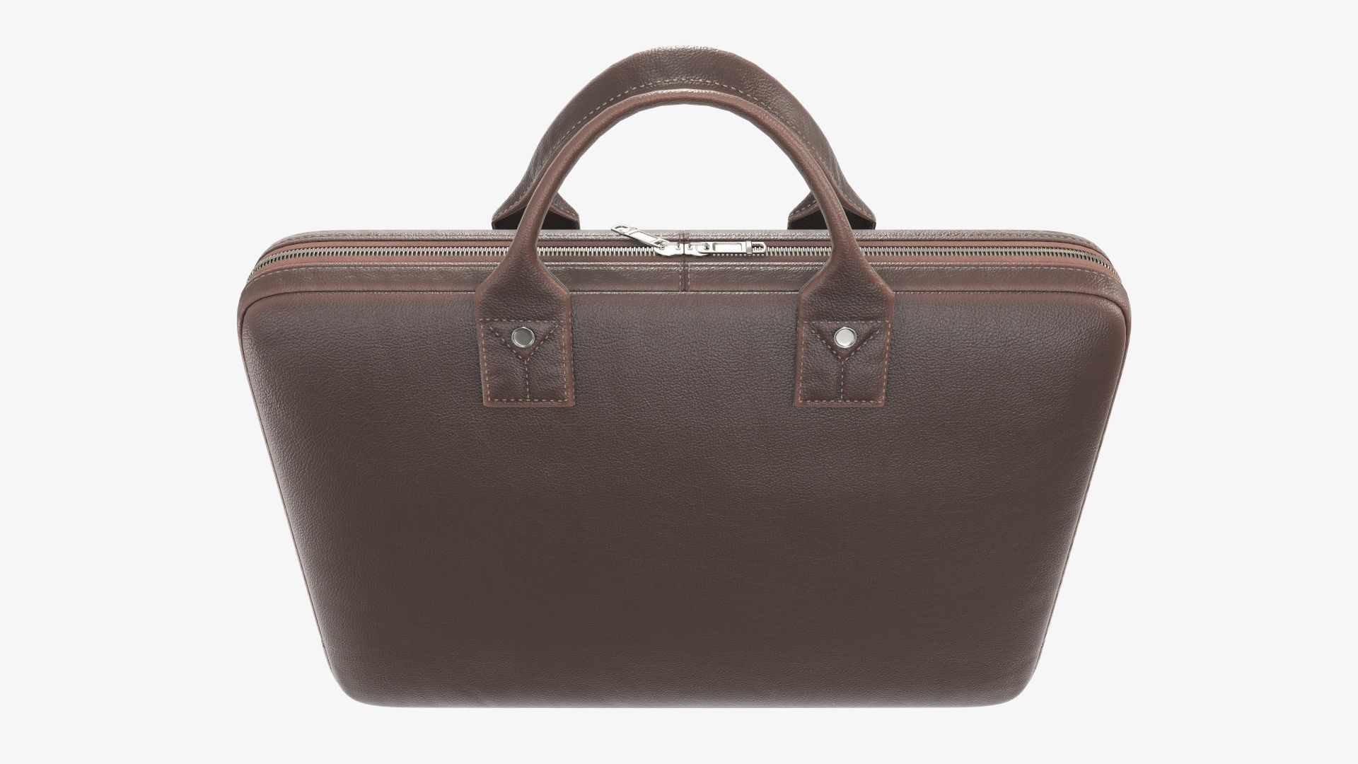 Leather laptop bag briefcase handbag 02 3D model_1
