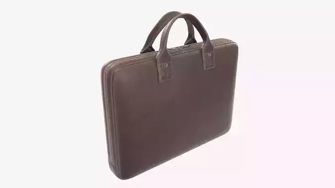 Leather laptop bag briefcase handbag 02