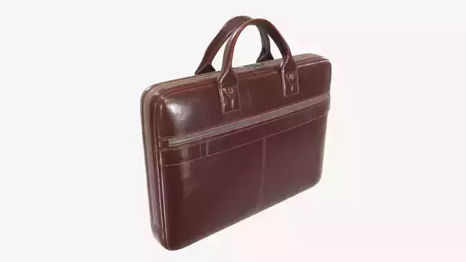 Leather laptop bag briefcase handbag 03
