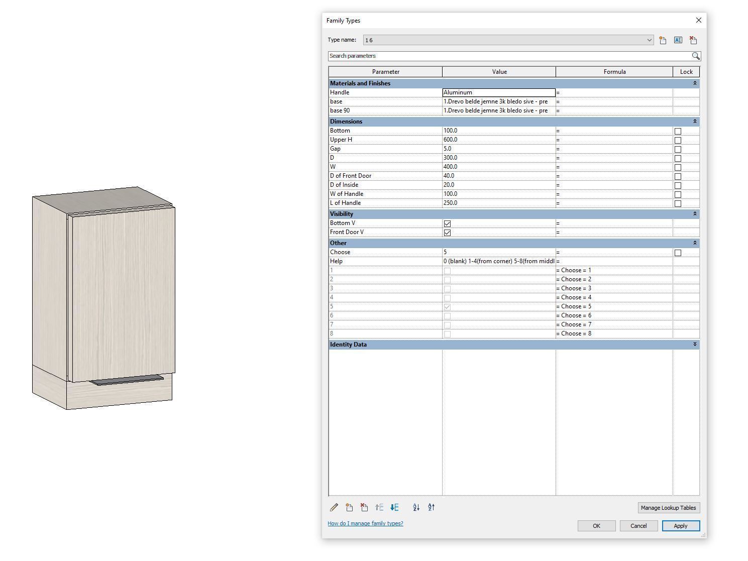 BEST PARAMETRIC WARDROBE model created in Revit Family 3D model_20