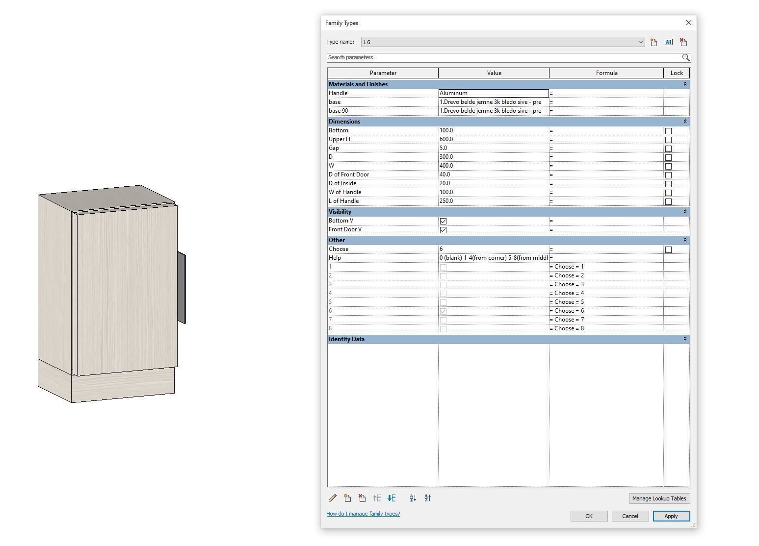 BEST PARAMETRIC WARDROBE model created in Revit Family 3D model_21