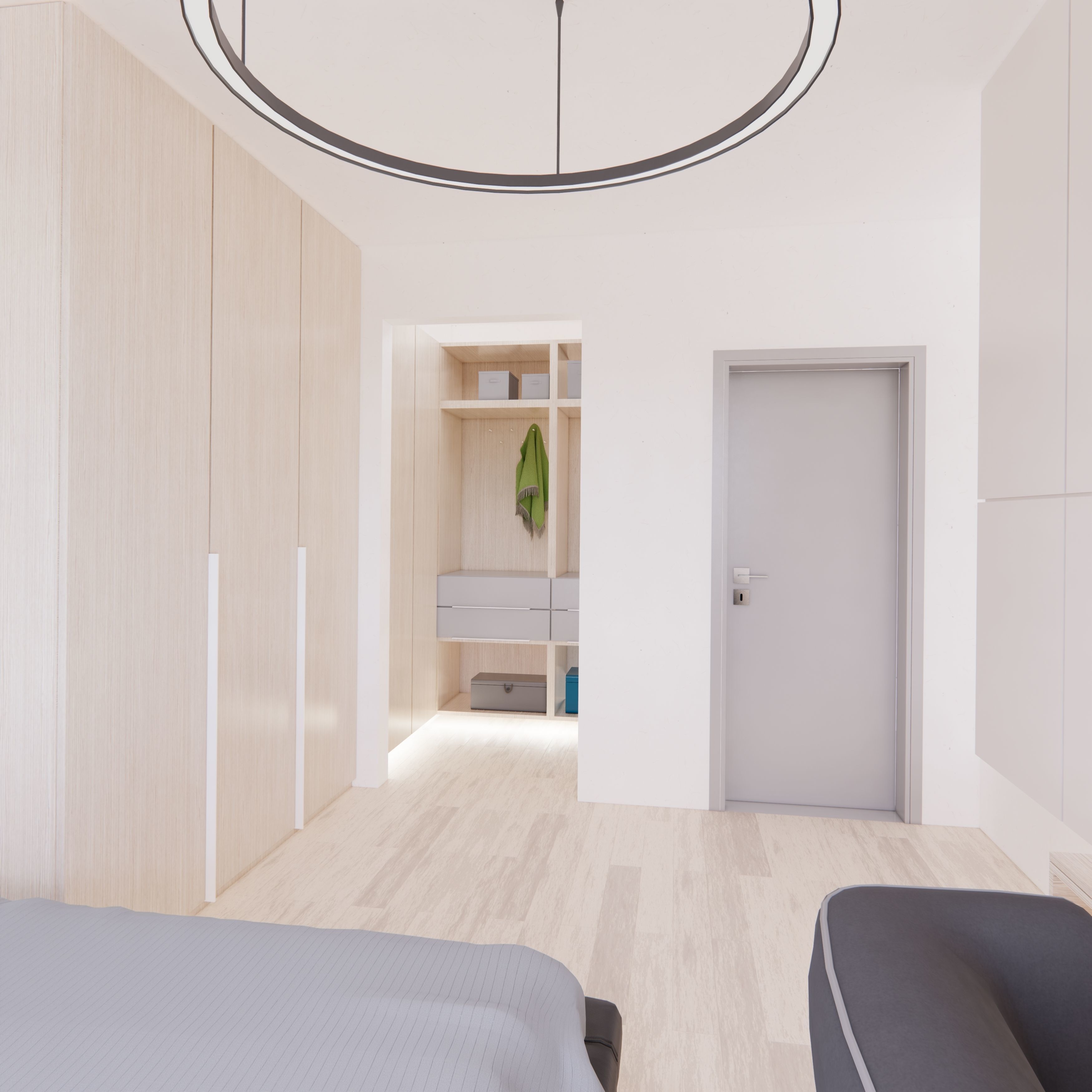 BEST PARAMETRIC WARDROBE model created in Revit Family 3D model_5