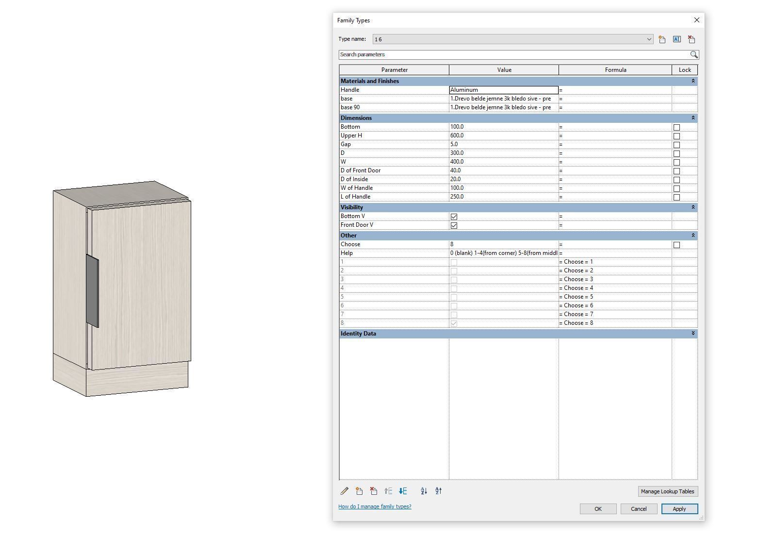 BEST PARAMETRIC WARDROBE model created in Revit Family 3D model_22