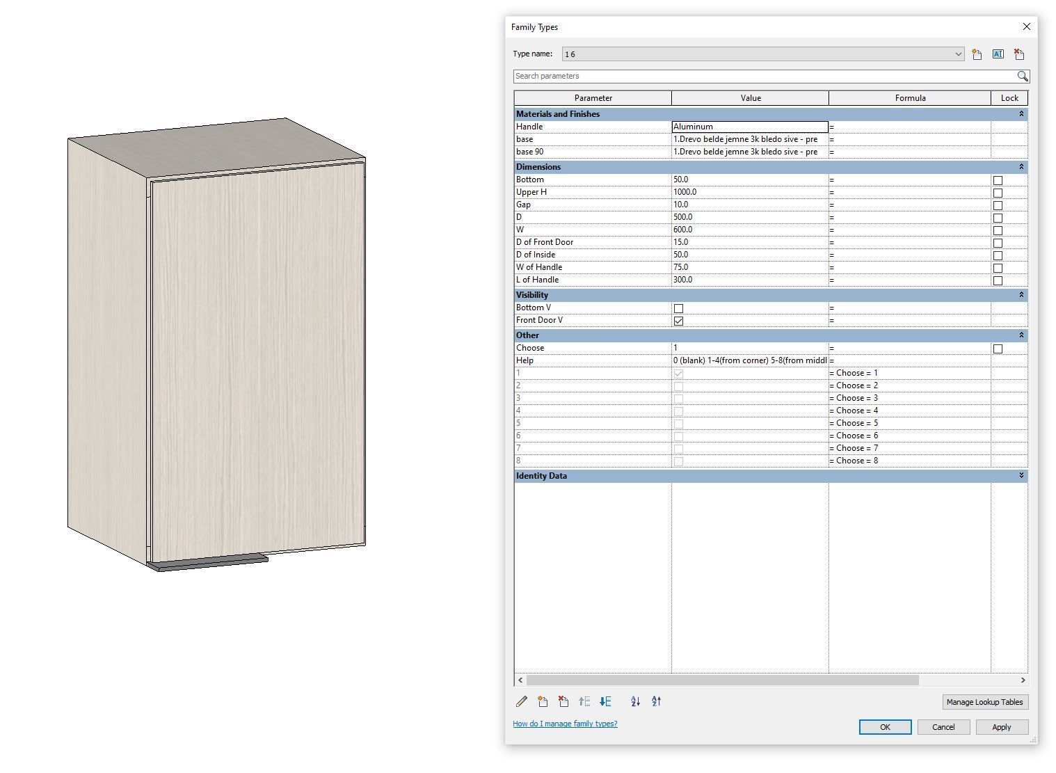 BEST PARAMETRIC WARDROBE model created in Revit Family 3D model_6