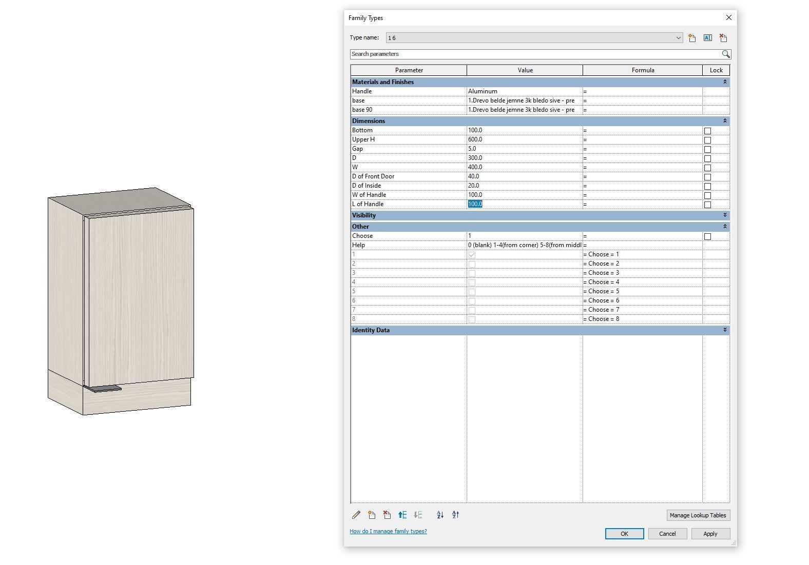 BEST PARAMETRIC WARDROBE model created in Revit Family 3D model_17
