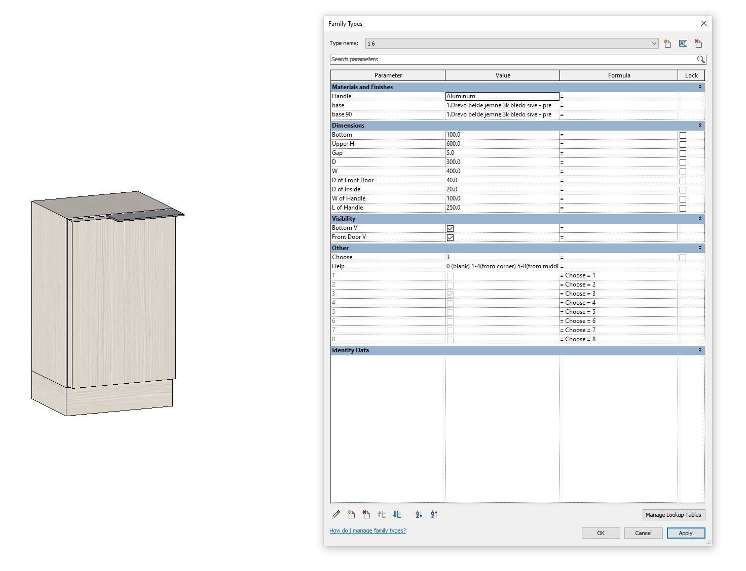 BEST PARAMETRIC WARDROBE model created in Revit Family 3D model_19