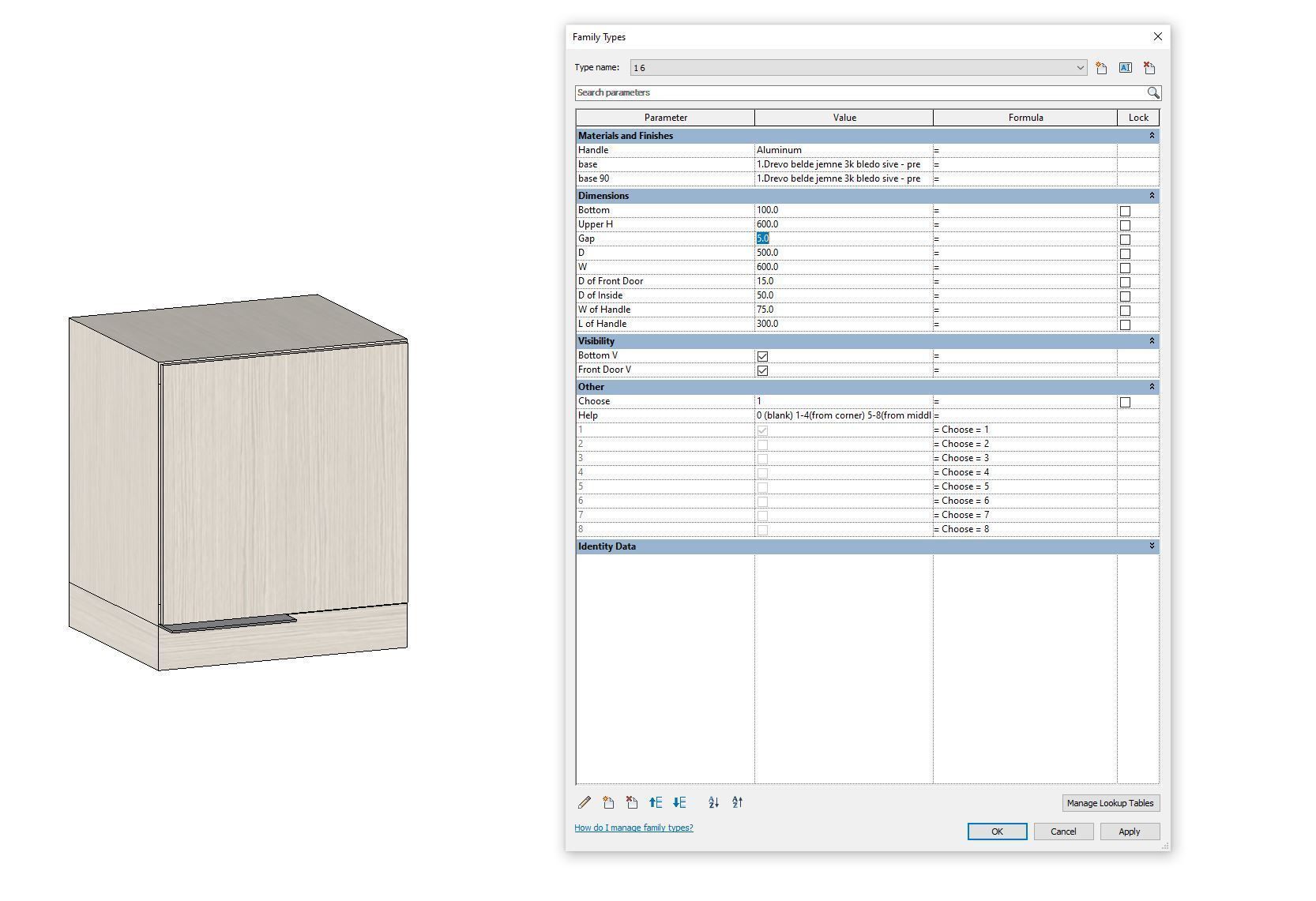 BEST PARAMETRIC WARDROBE model created in Revit Family 3D model_10