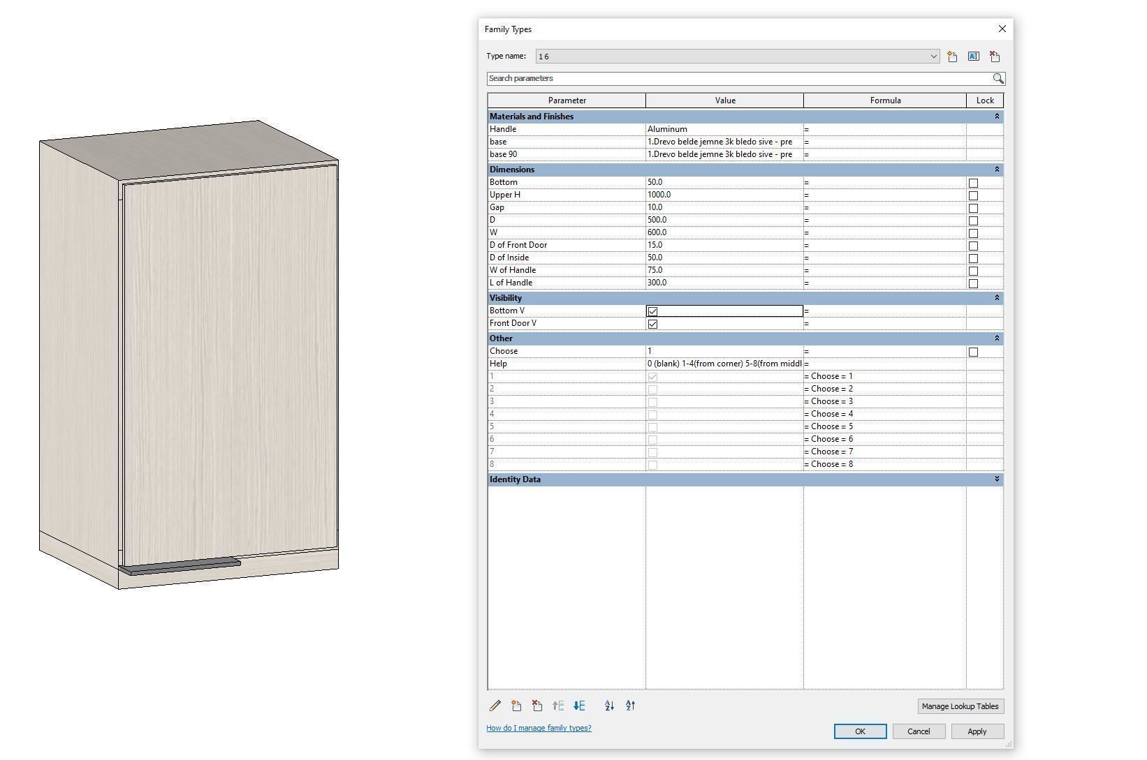 BEST PARAMETRIC WARDROBE model created in Revit Family 3D model_7