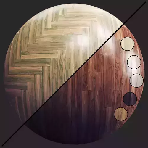 Parquet B - 2 Pattern - 5 Color - 8K - SBSAR