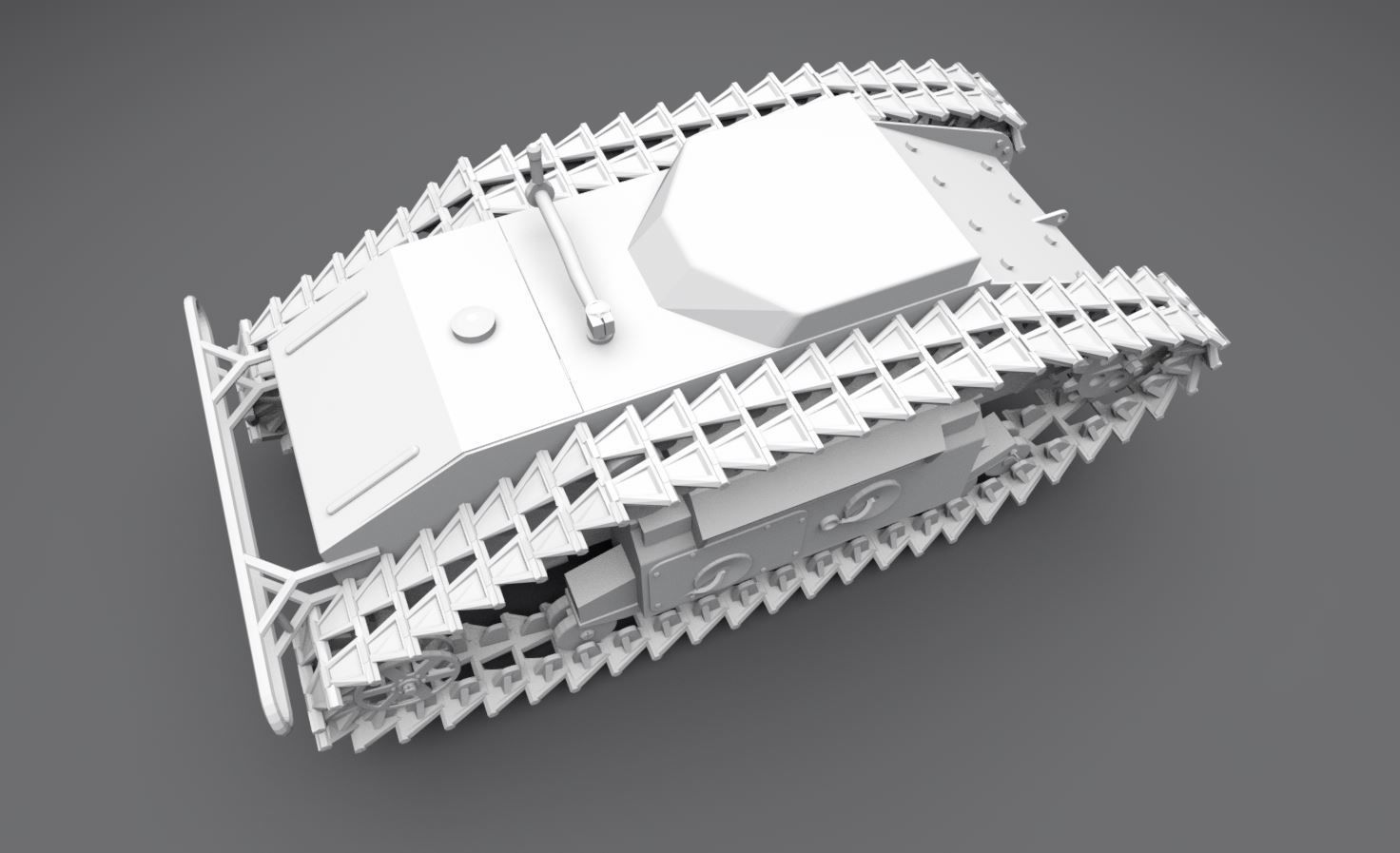 Sdkfz Goliath Scale Model 3D print model_3