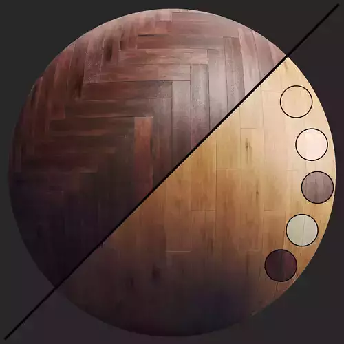 Parquet A - 2 Pattern - 5 Color - 8K - SBSAR