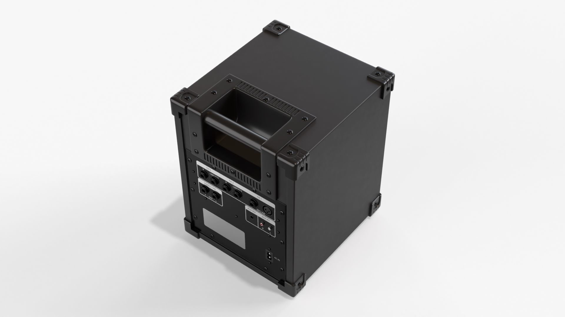 Universal audio monitor 3D model_2