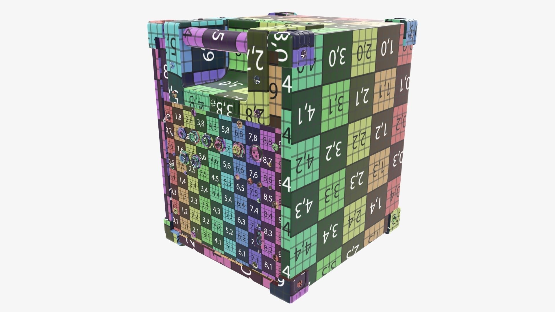 Universal audio monitor 3D model_12