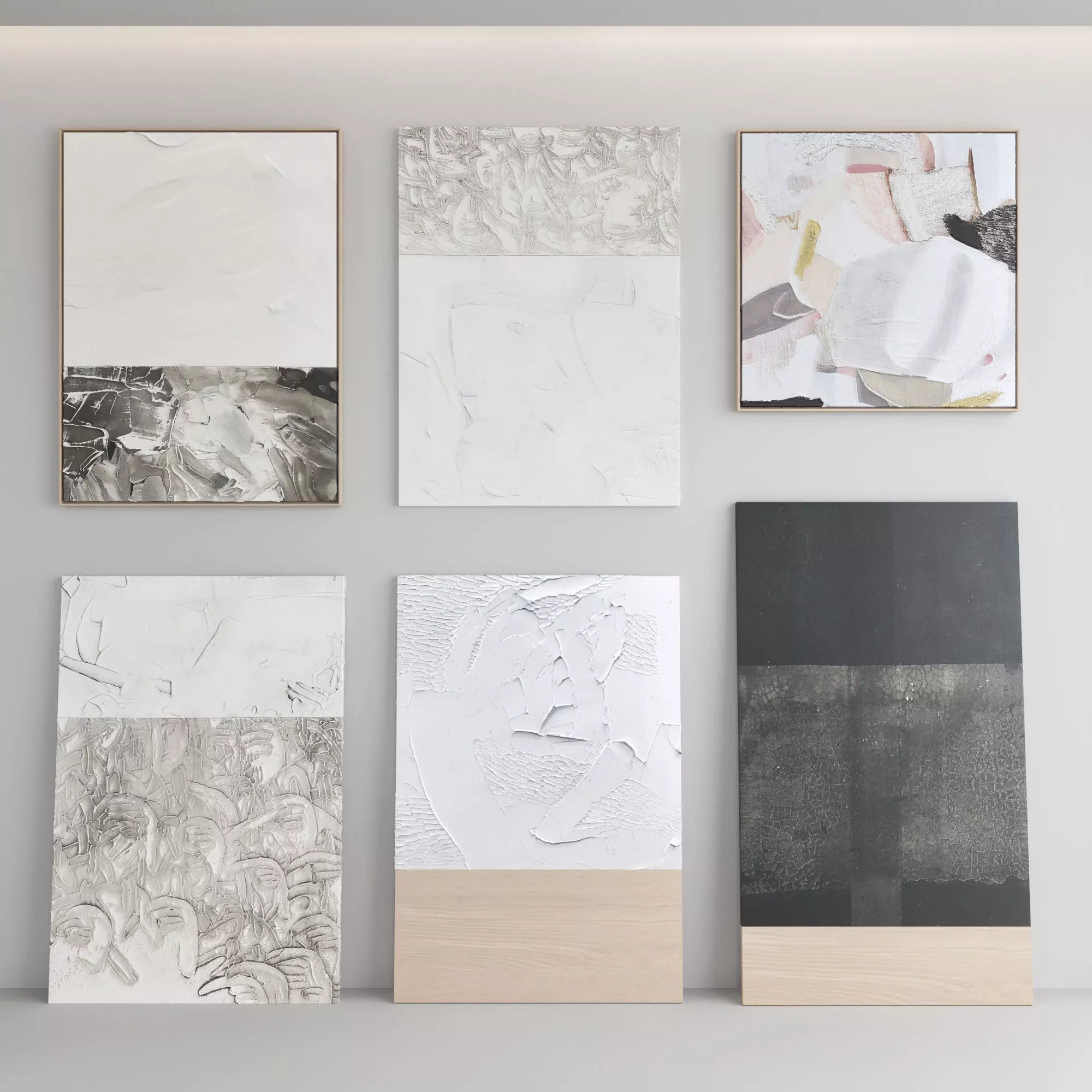 Interior Paints set1 3D model_0