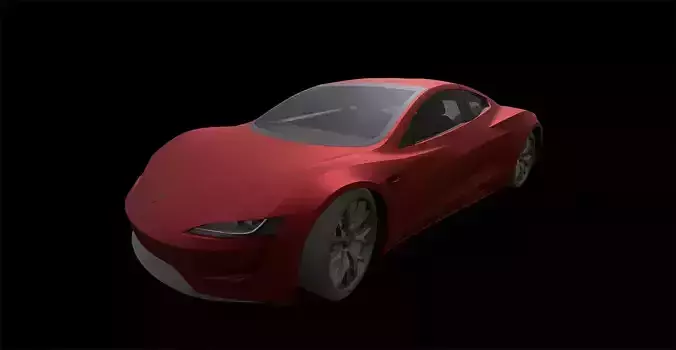 Tesla Roadster Electric Supercar 2020