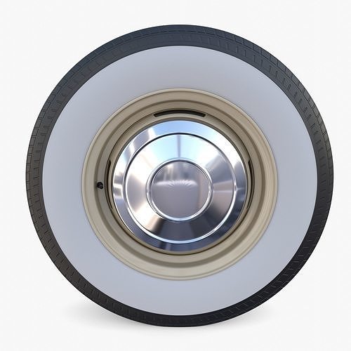 Generic 60s Car Wheel 3D model