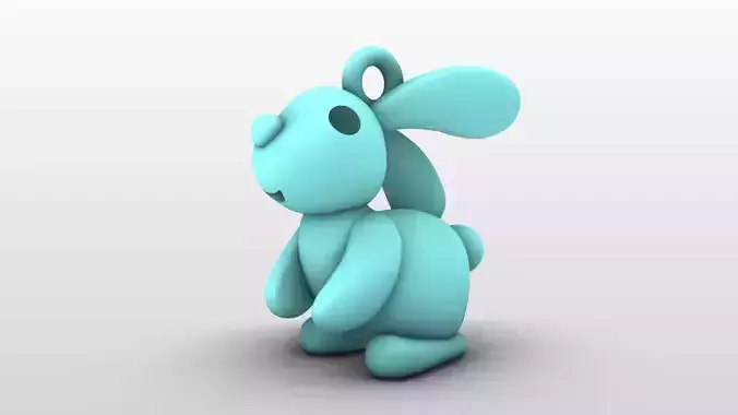 Charm Pendant - Adorable Little Animal - Rabbit