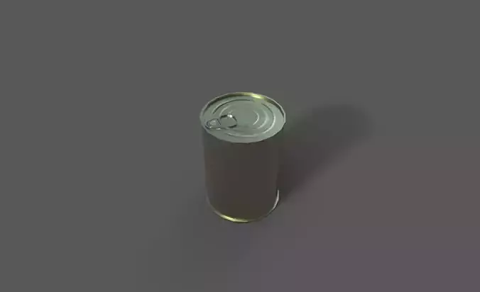 Low-poly tincan can