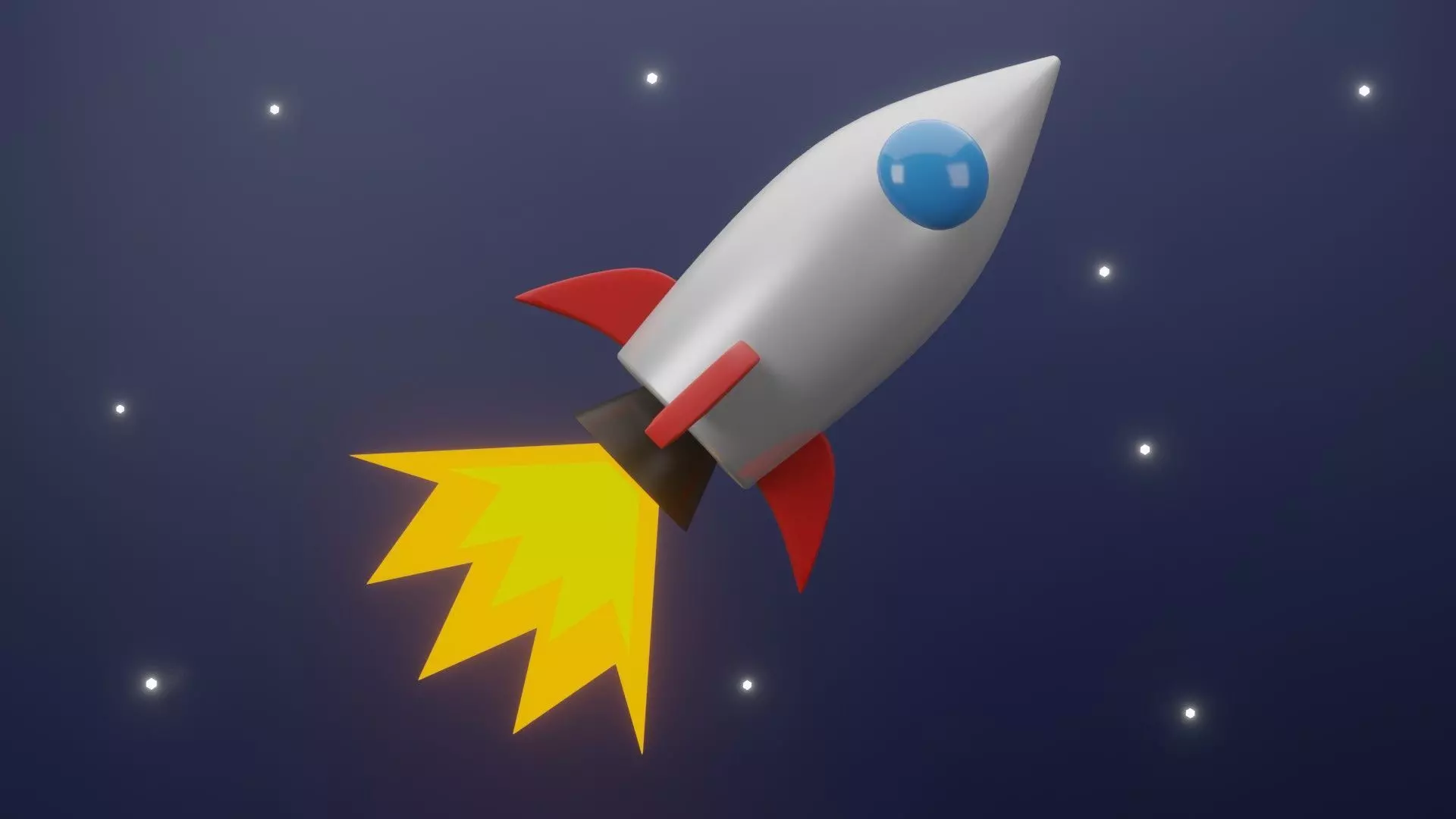 model multicolored rocket background 3D print model_0
