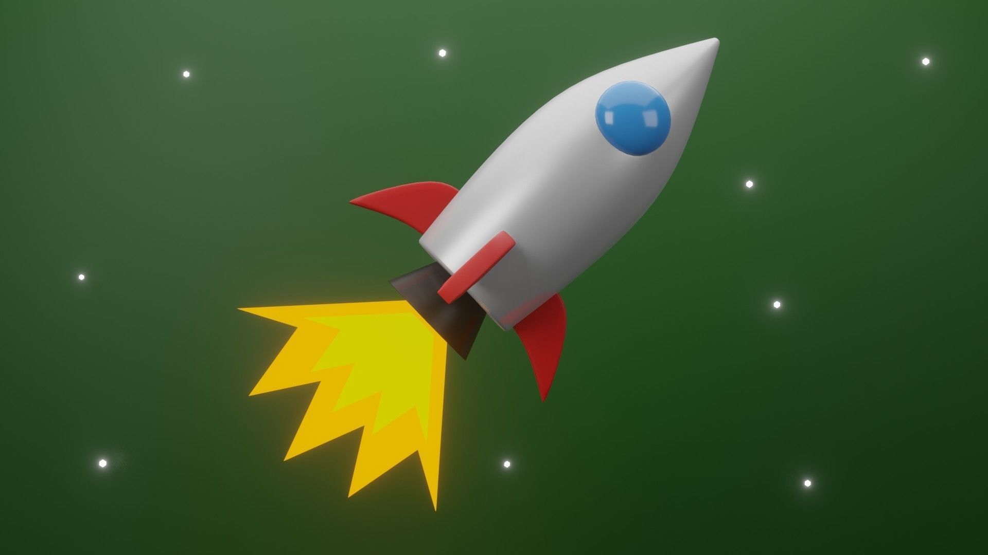 model multicolored rocket background 3D print model_1