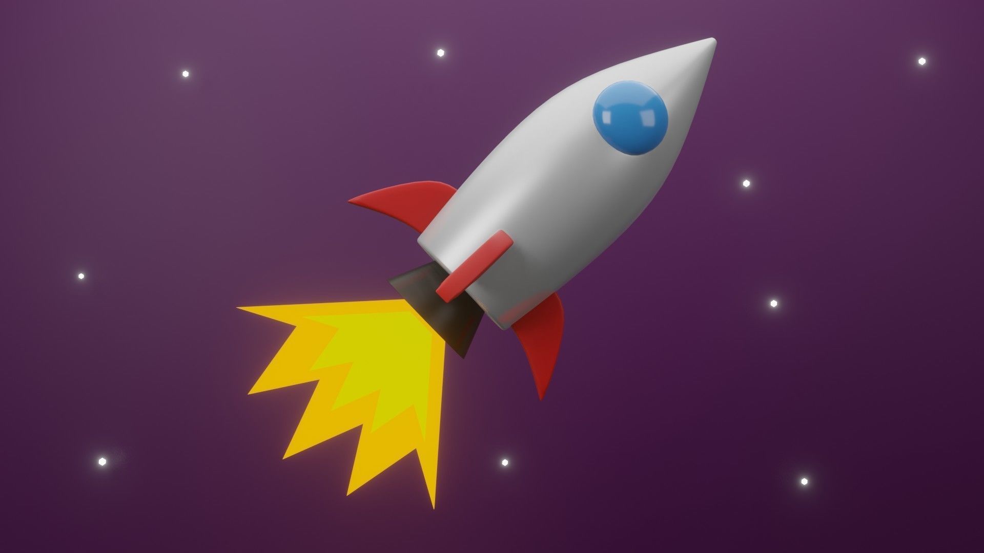 model multicolored rocket background 3D print model_3
