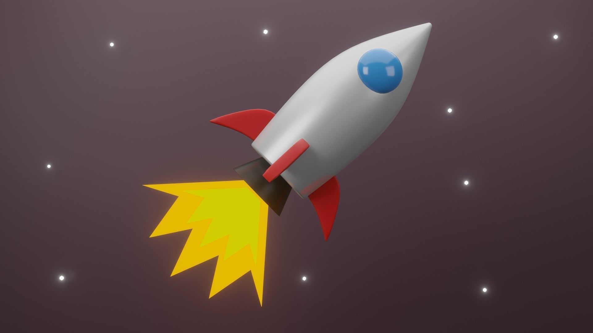 model multicolored rocket background 3D print model_4