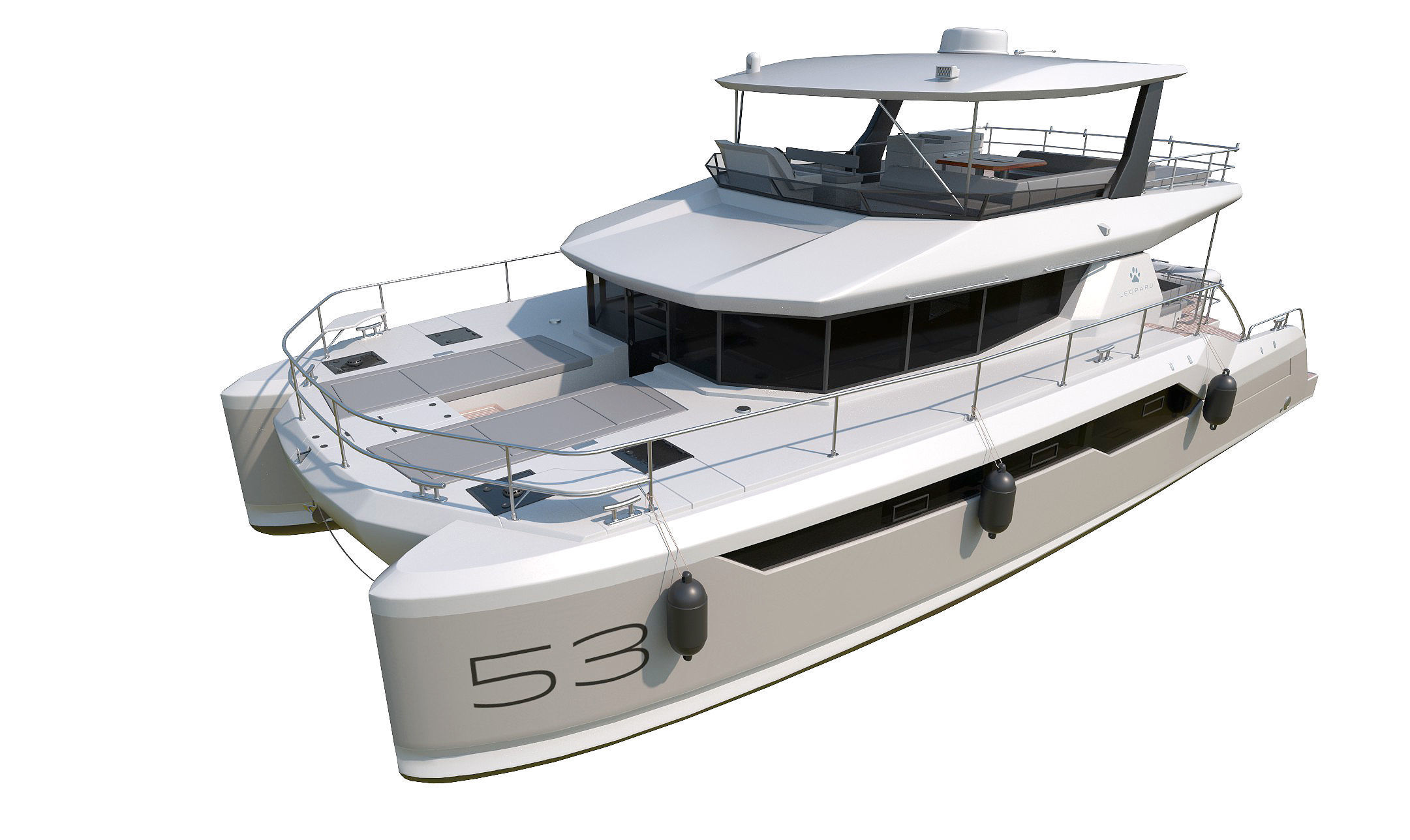 Catamaran 3D model_4