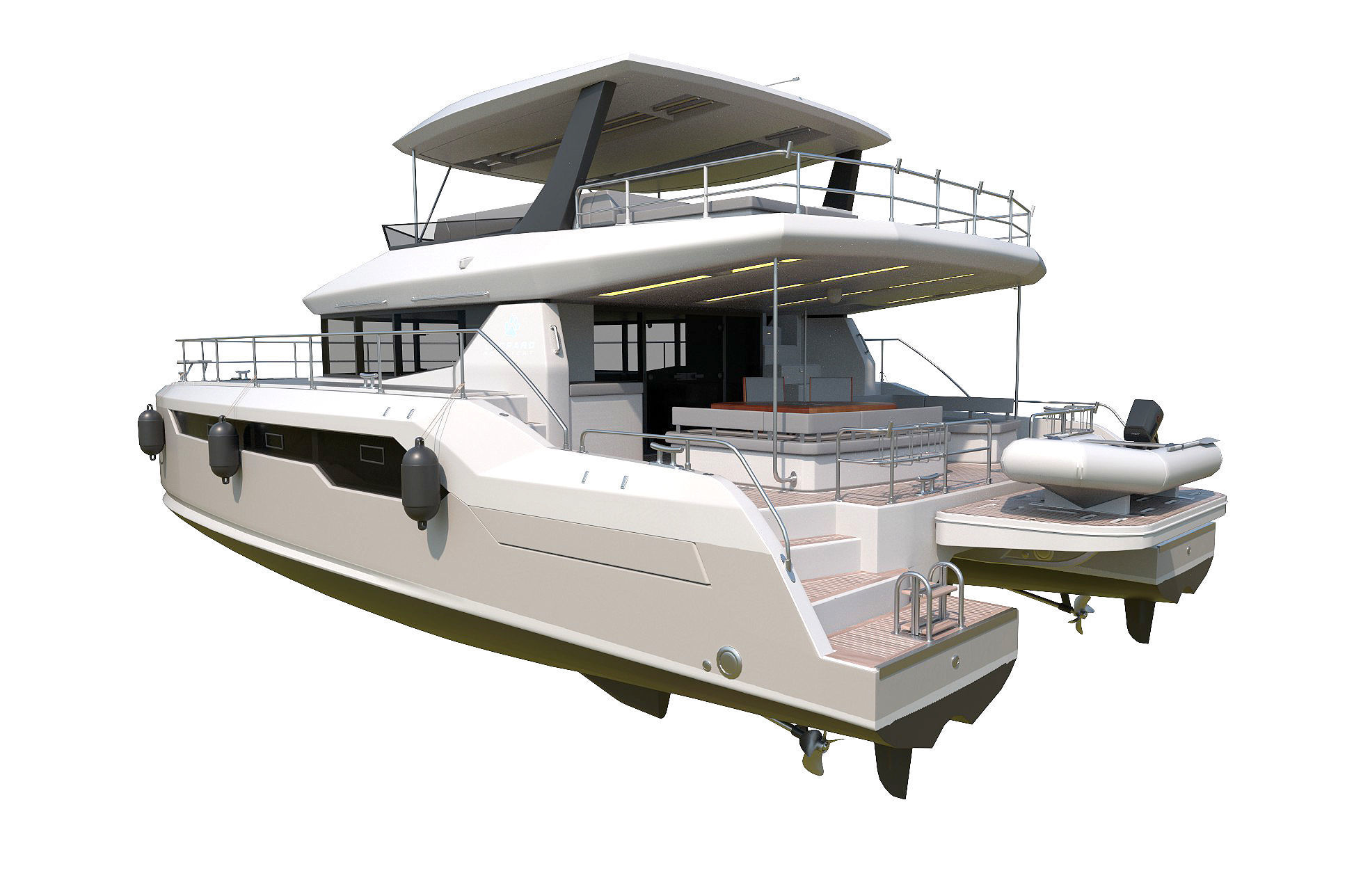 Catamaran 3D model_5
