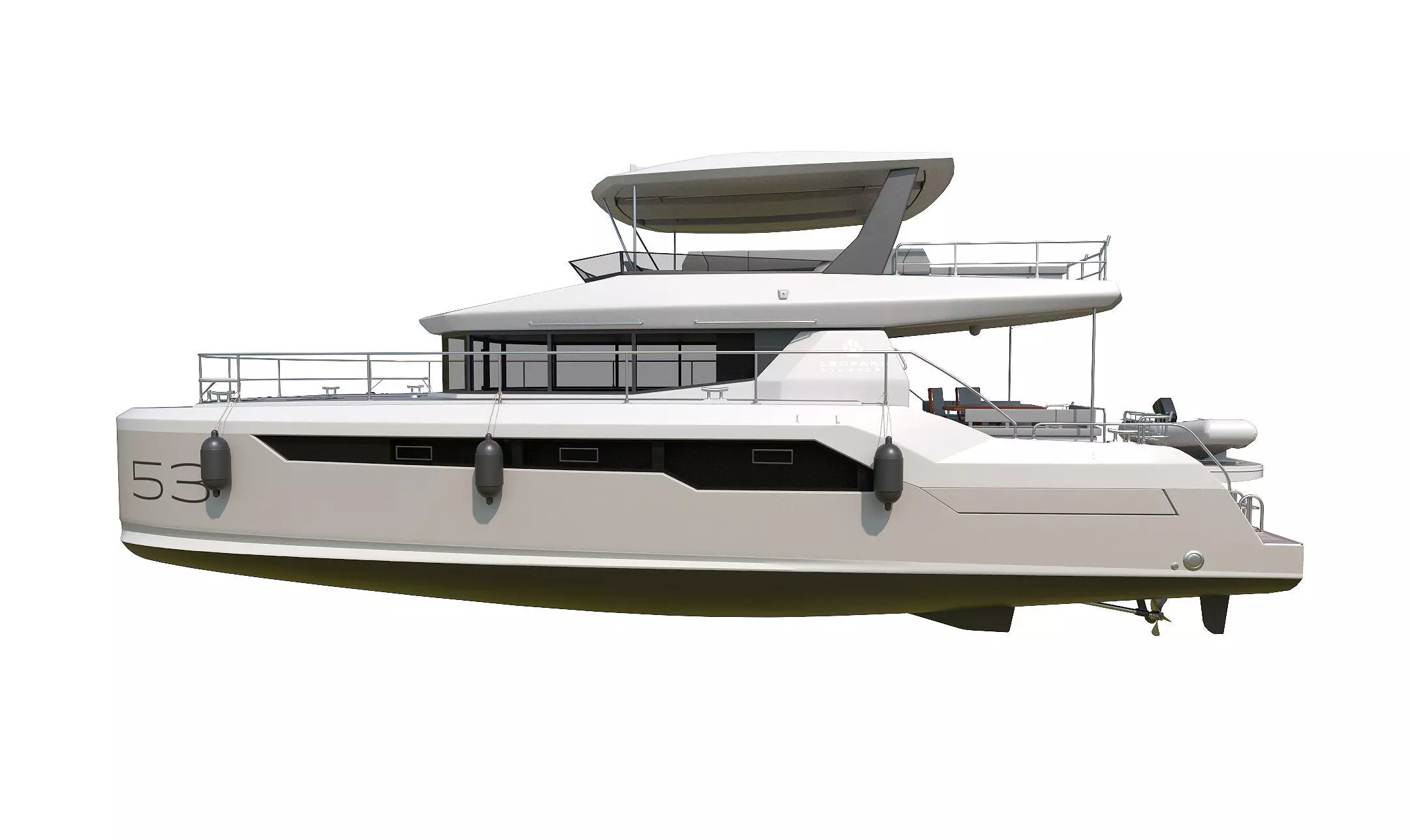 Catamaran 3D model_0