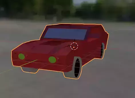 car 3d model blender