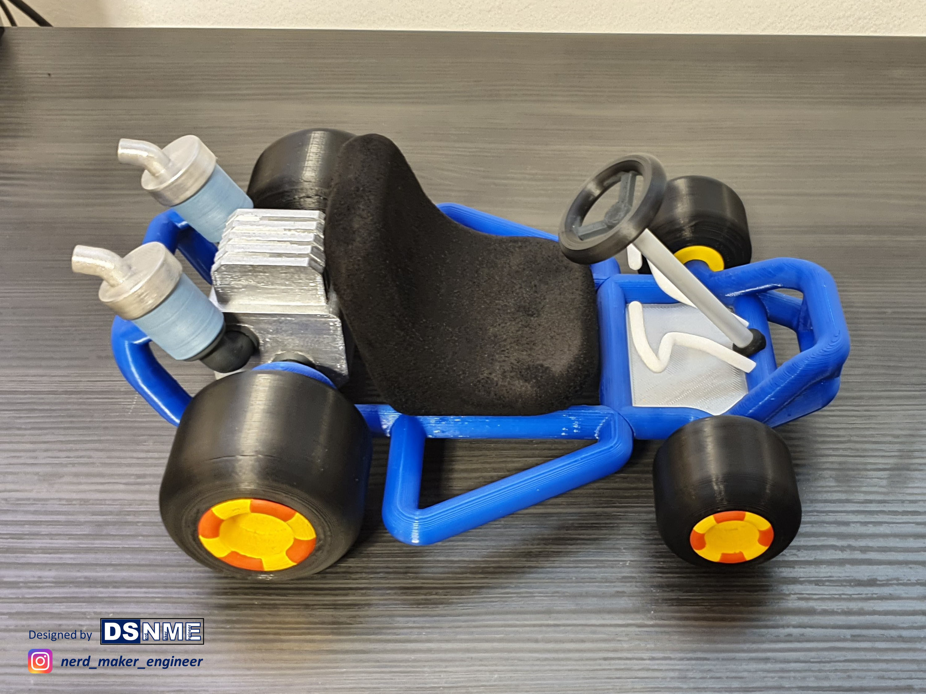Mario Kart 64 Style Go-Kart - For San-Ei Plushs and Amiibos 3D print model_10