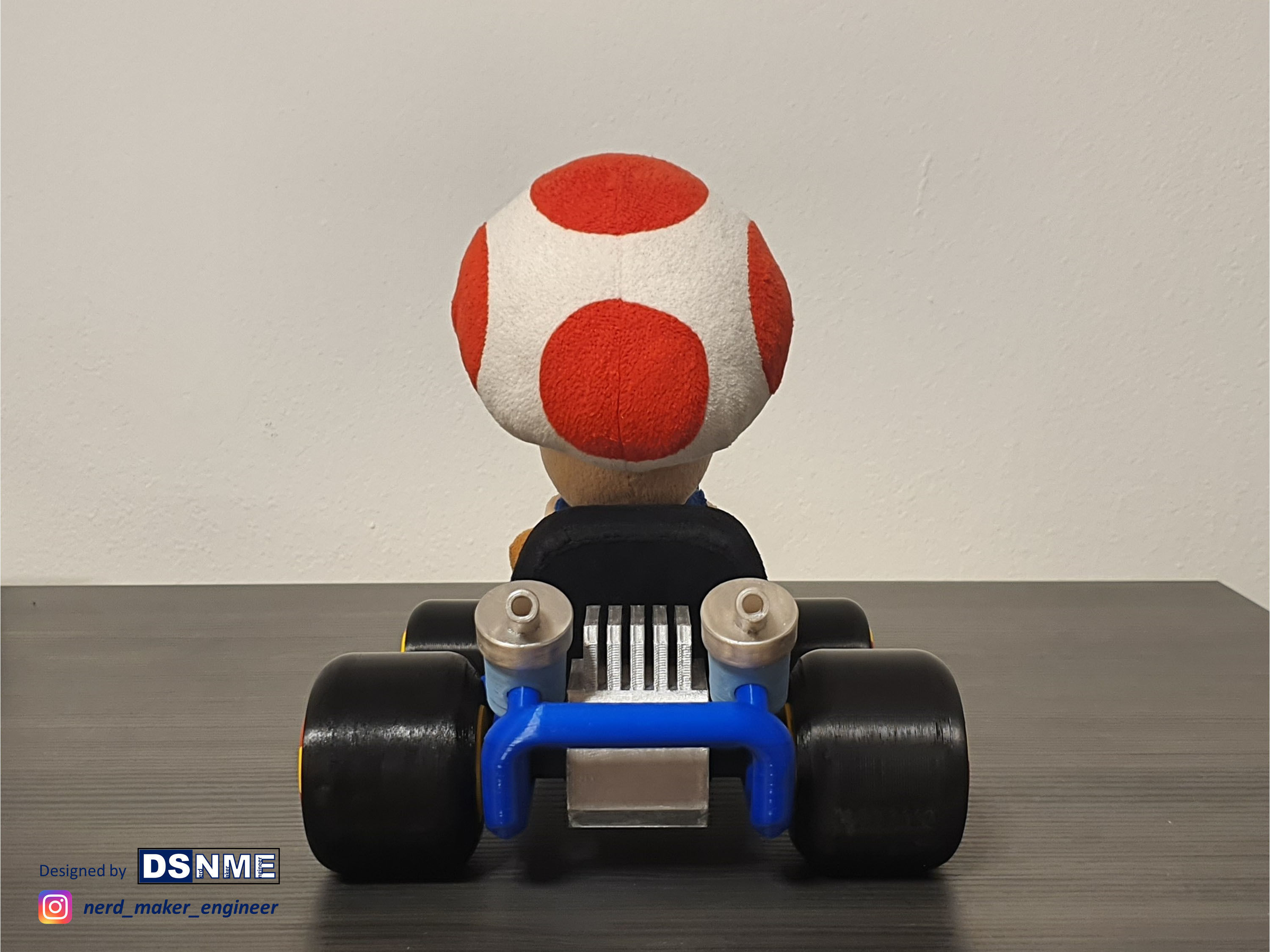 Mario Kart 64 Style Go-Kart - For San-Ei Plushs and Amiibos 3D print model_8