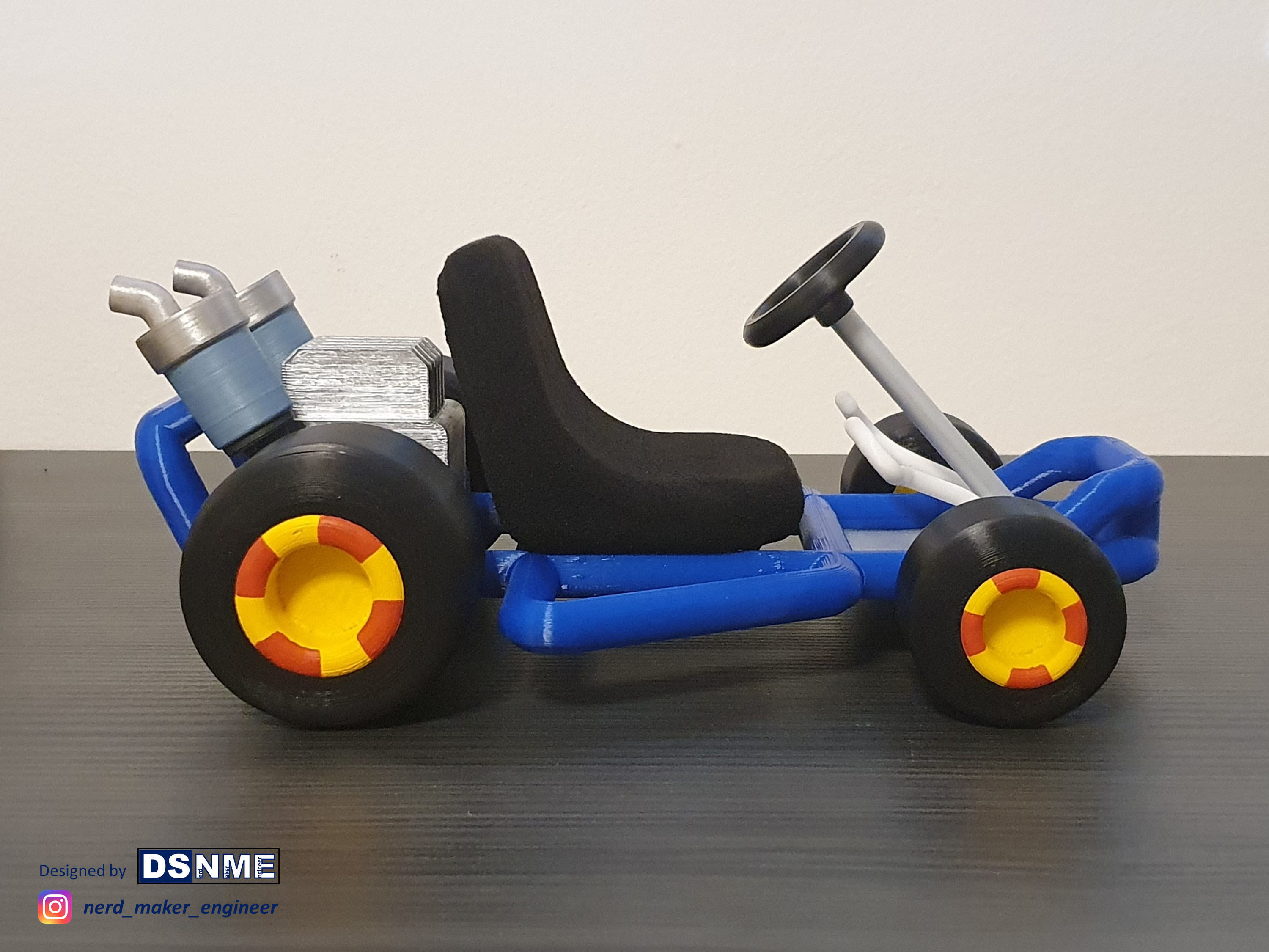 Mario Kart 64 Style Go-Kart - For San-Ei Plushs and Amiibos 3D print model_11