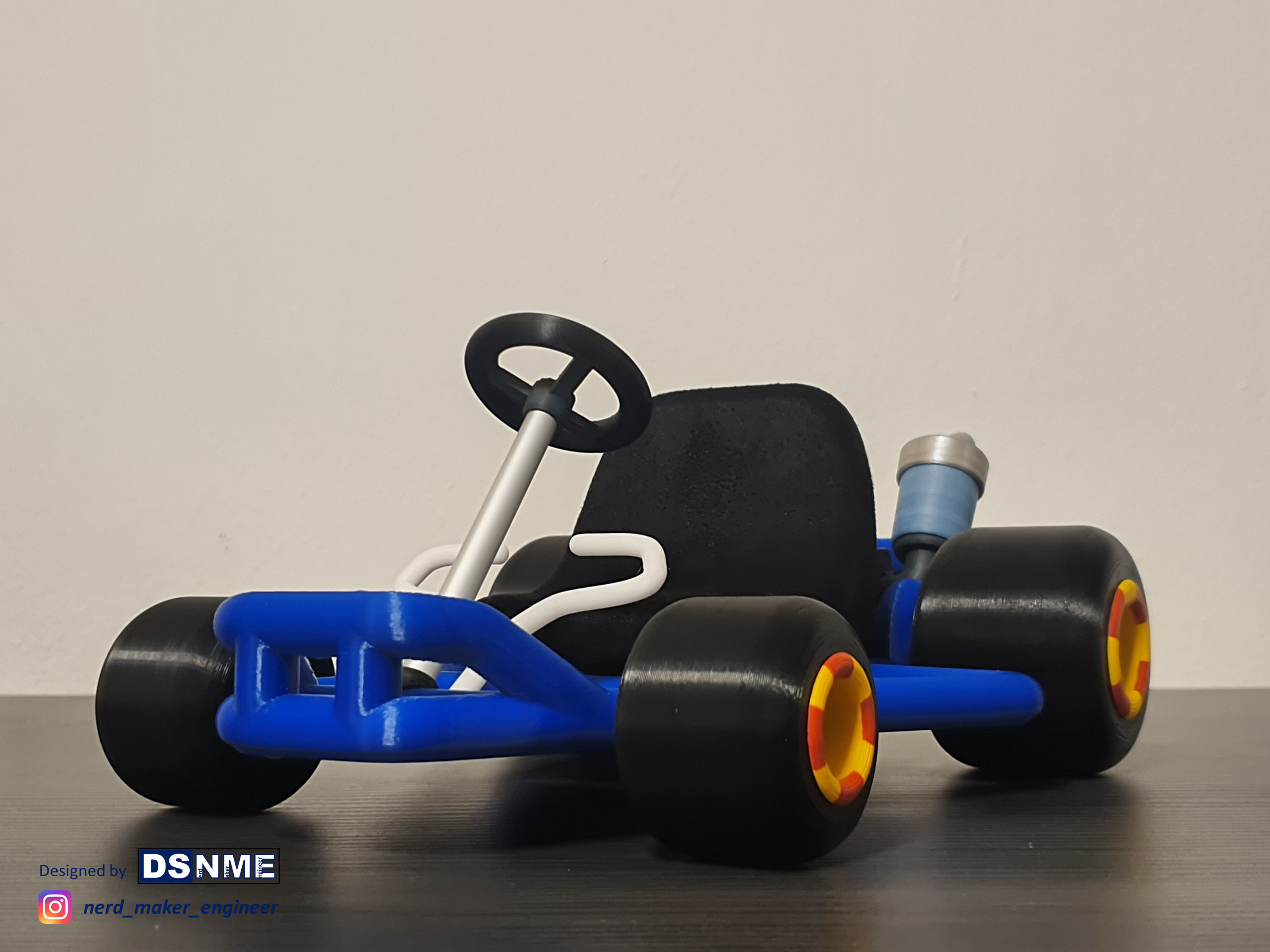 Mario Kart 64 Style Go-Kart - For San-Ei Plushs and Amiibos 3D print model_14