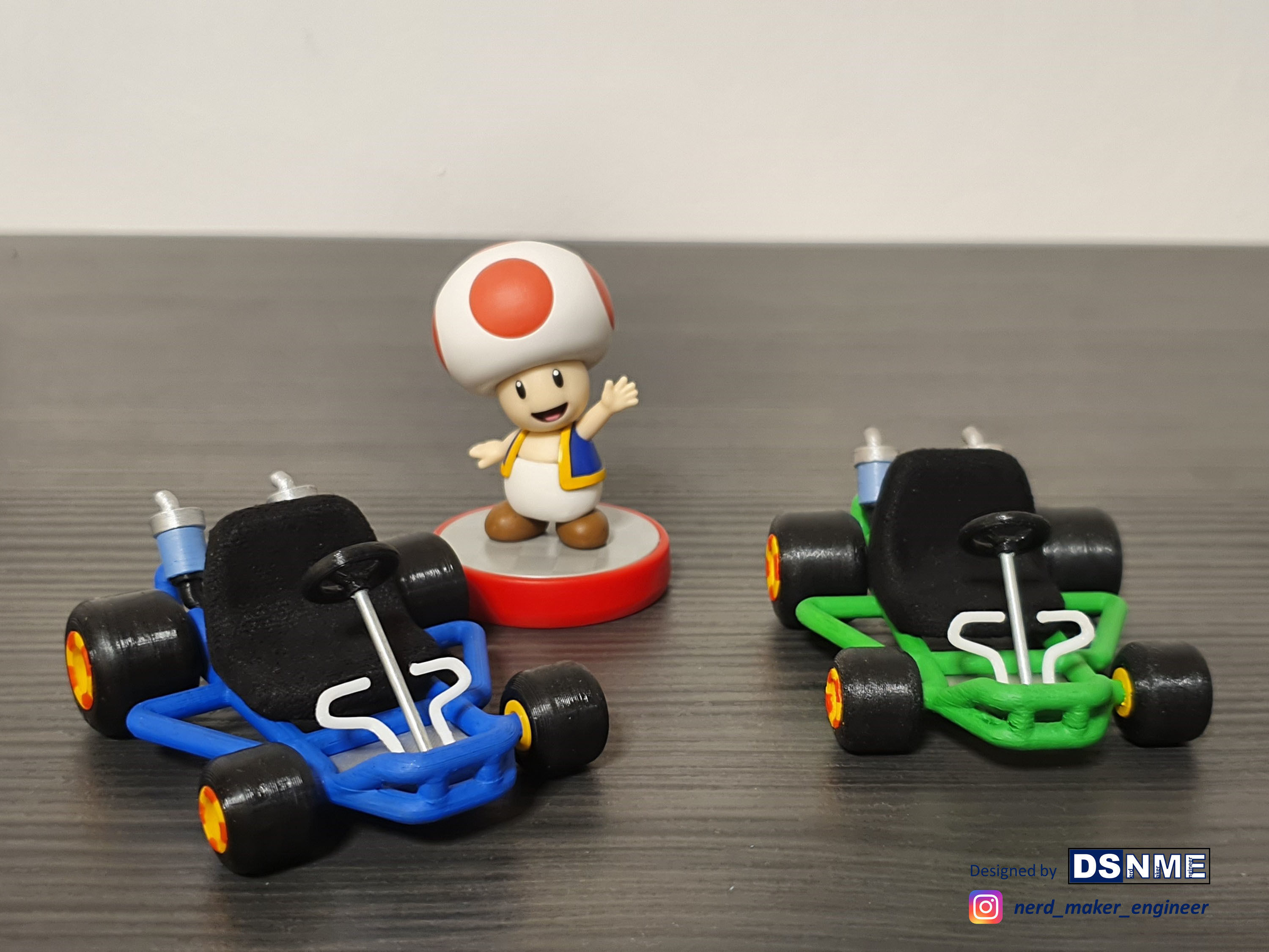 Mario Kart 64 Style Go-Kart - For San-Ei Plushs and Amiibos 3D print model_15