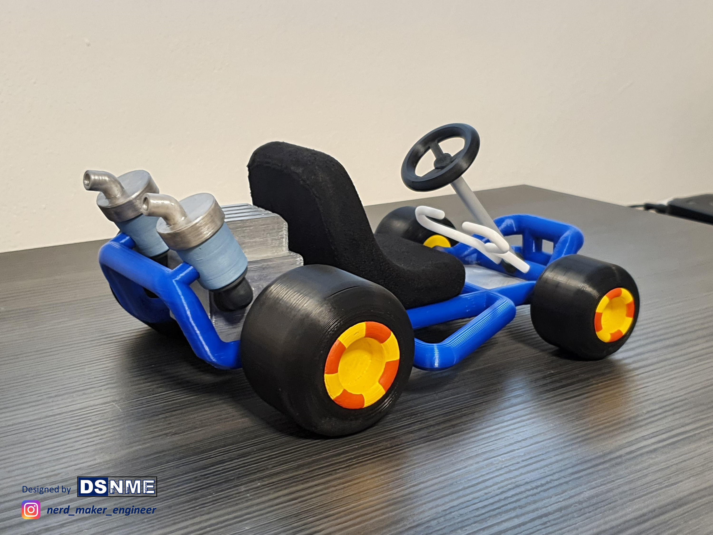 Mario Kart 64 Style Go-Kart - For San-Ei Plushs and Amiibos 3D print model_12