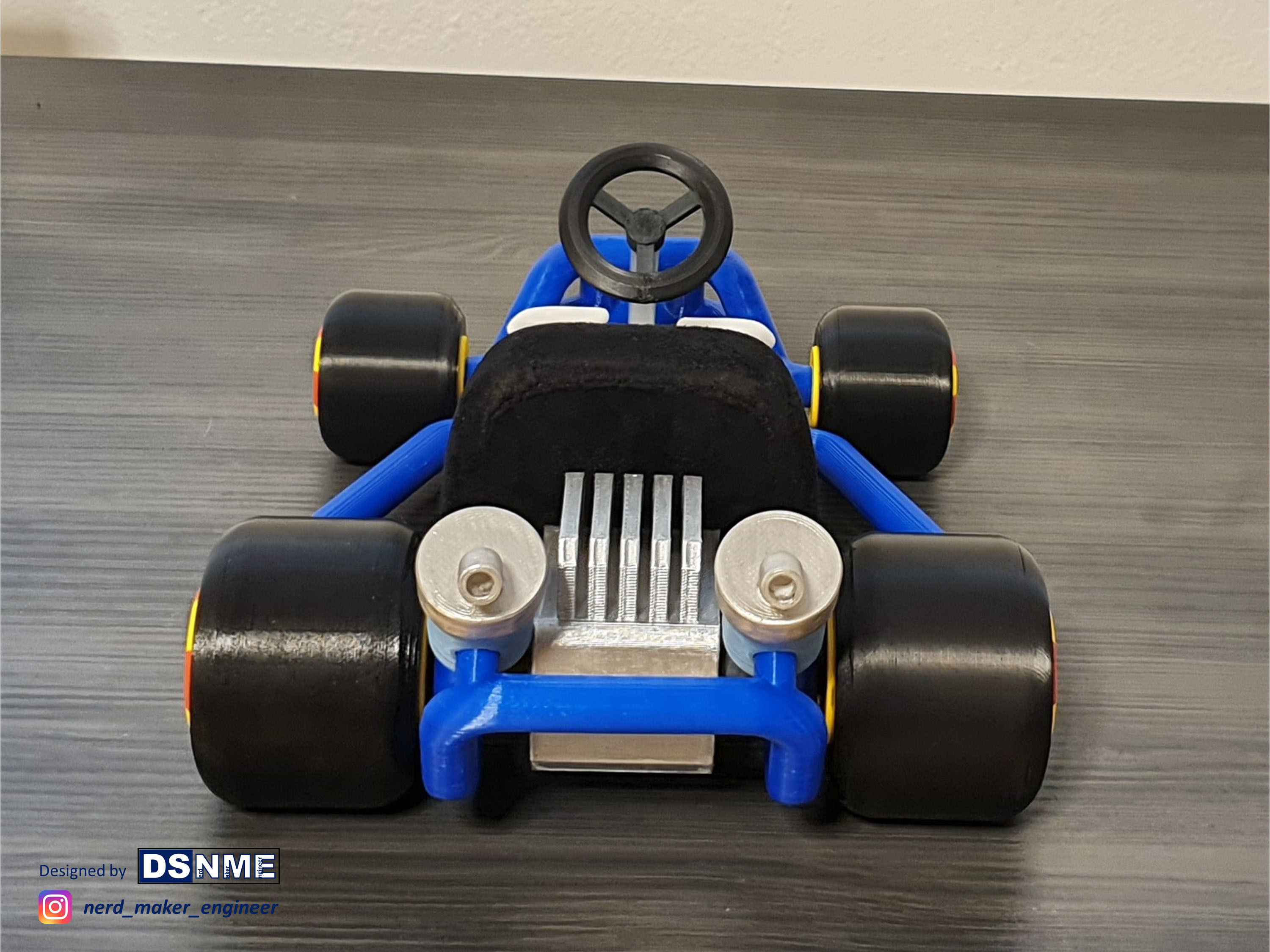 Mario Kart 64 Style Go-Kart - For San-Ei Plushs and Amiibos 3D print model_13