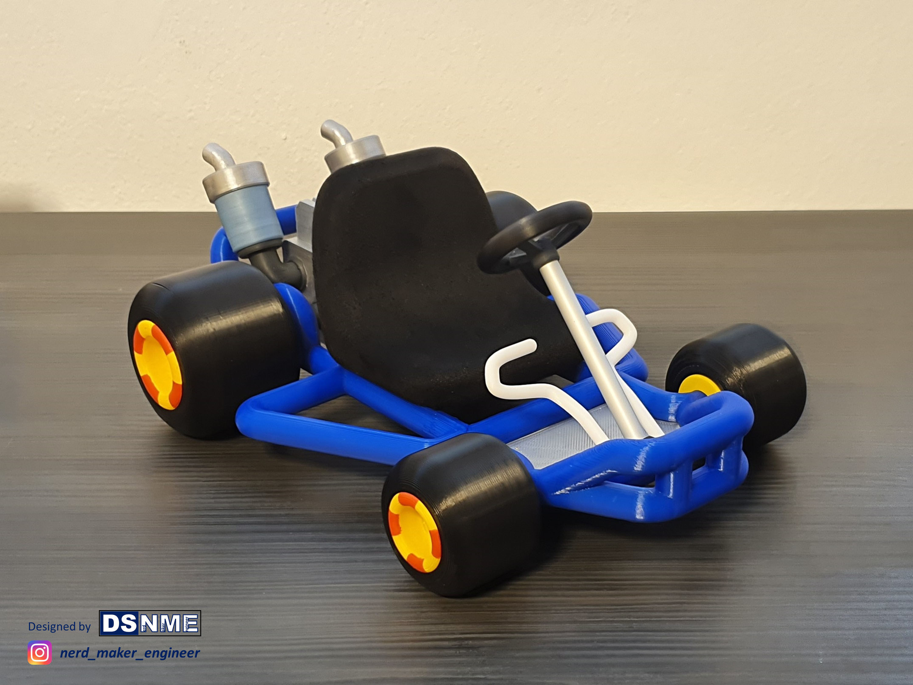Mario Kart 64 Style Go-Kart - For San-Ei Plushs and Amiibos 3D print model_9