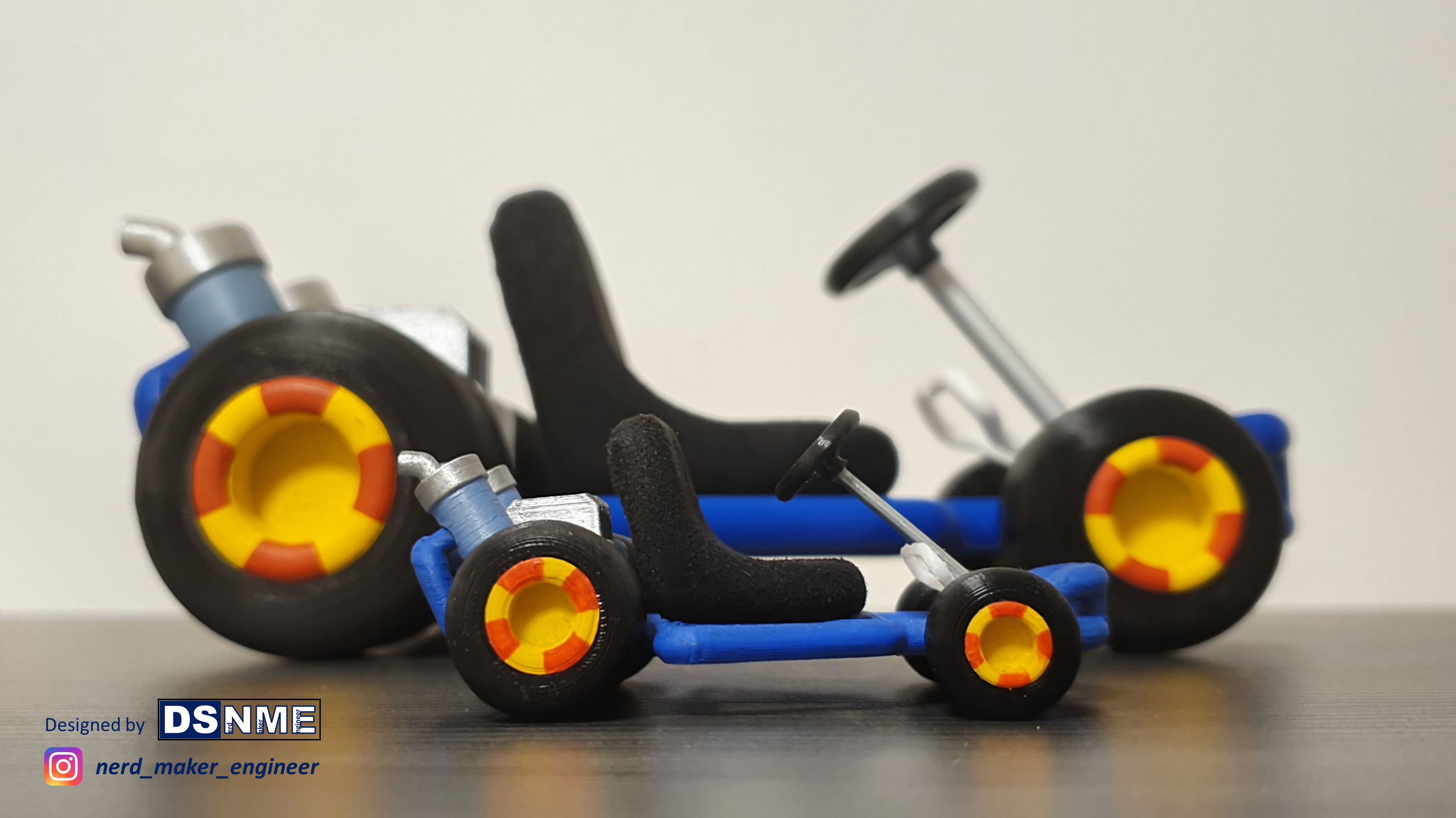 Mario Kart 64 Style Go-Kart - For San-Ei Plushs and Amiibos 3D print model_19