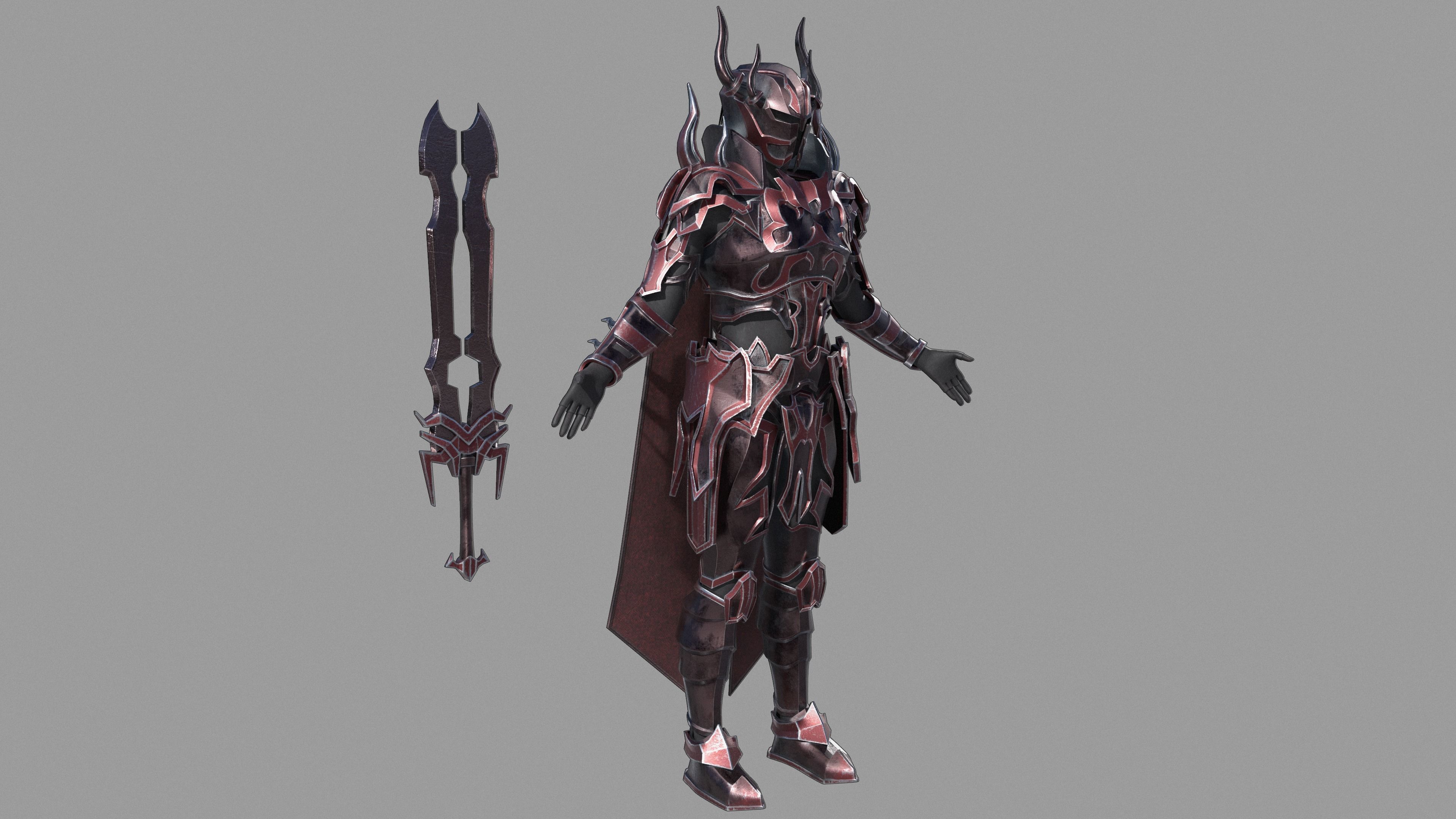 Unholy knight 3D model_1