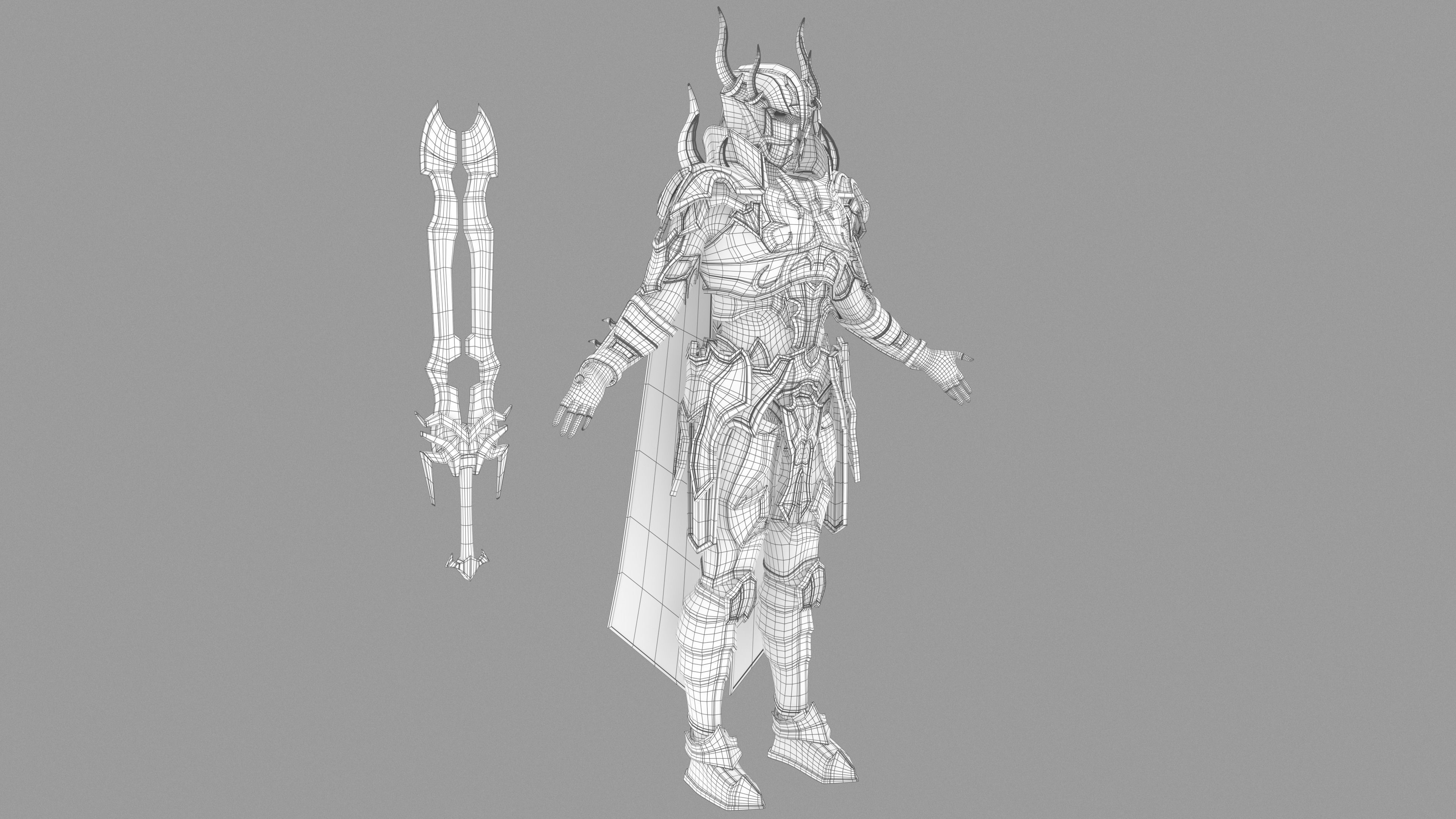 Unholy knight 3D model_8